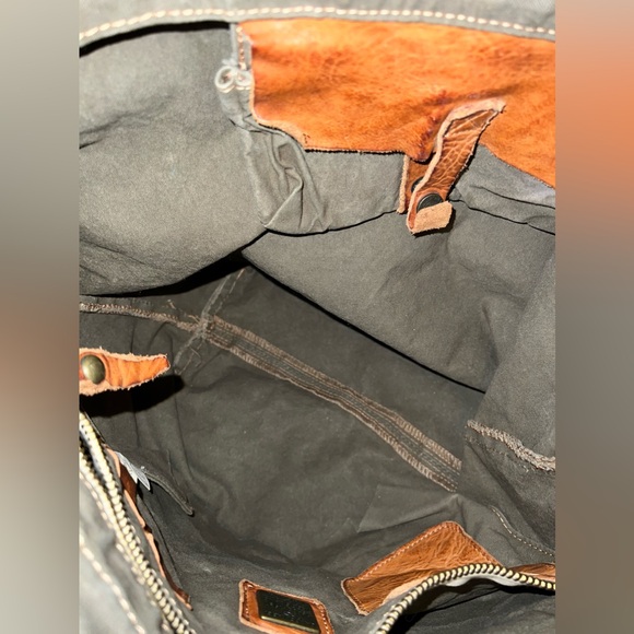 Campomaggi Genziana Canvas and Leather Shopper Tote - Picture 10 of 16